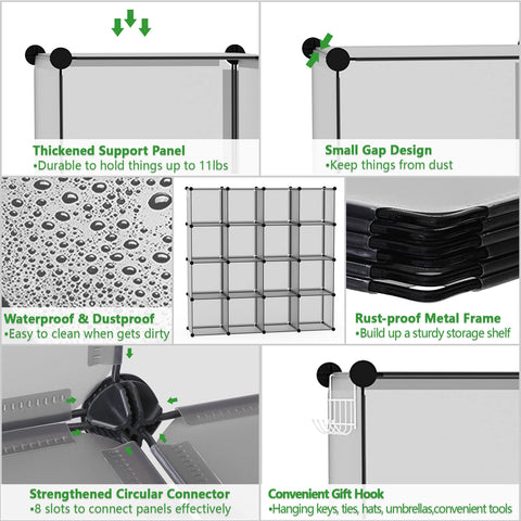 C&AHOME shelf next to doorway highlighting full-unit size and scale benefit