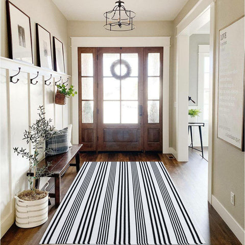 CAINANEL rug in doorway shows 35.4x59 inch scale benefit