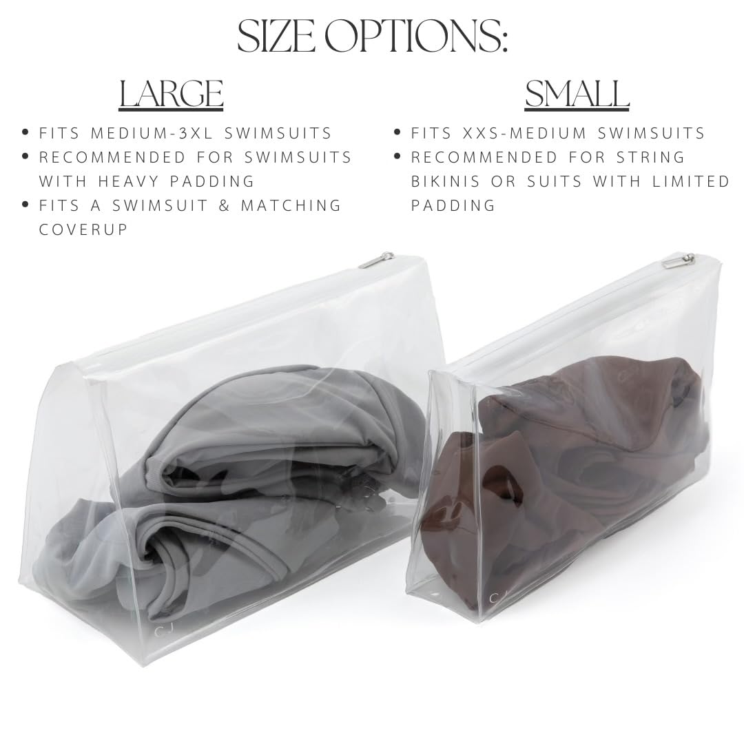 Caitlin Jaymes stacked bags in drawer illustrating space-saving organization advantage