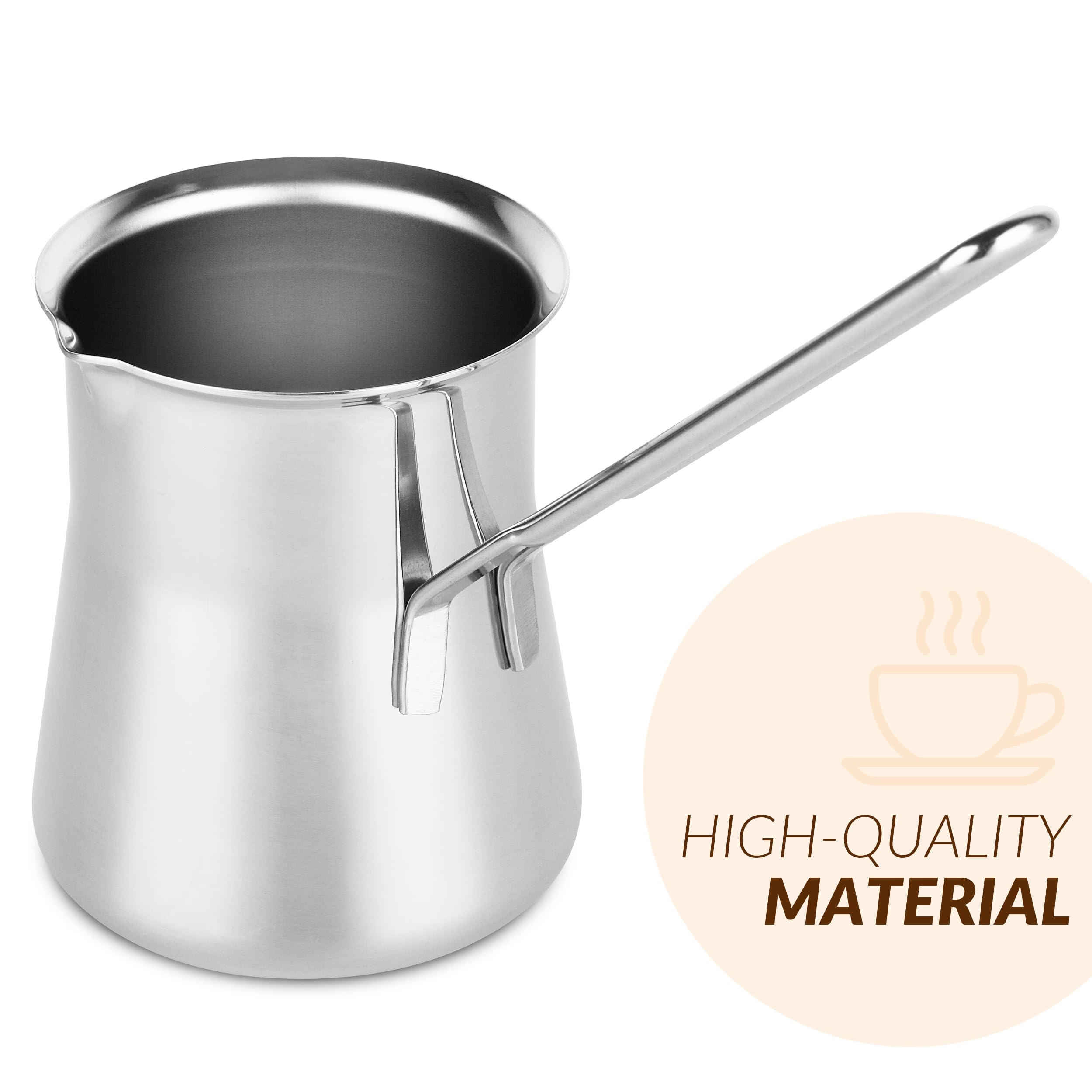 Caizen Coffee briki styled on kitchen counter as attractive functional piece