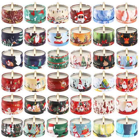 CAKETYCG front packaging display showing 36 festive jars and variety benefits