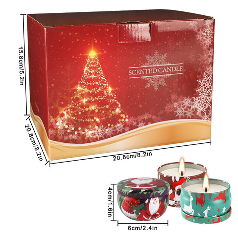 CAKETYCG candles in holiday living room lifestyle setting creating inviting atmosphere