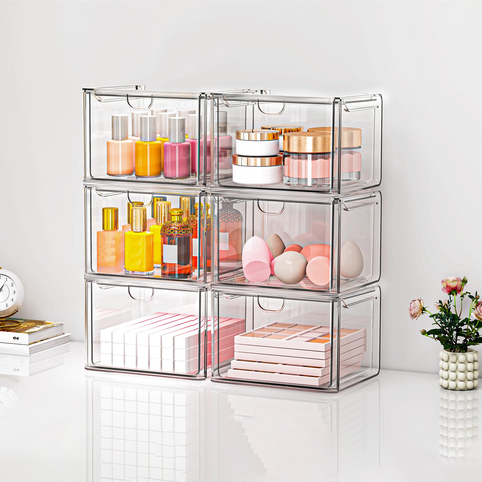 caktraie drawers on office desk organizing pens and supplies for efficient workflow
