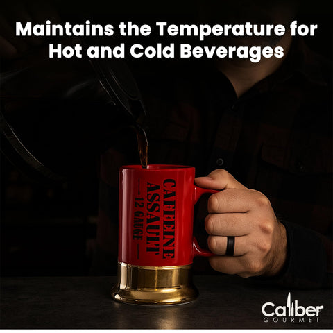 Caliber Gourmet filled with coffee to show everyday use and visual impact