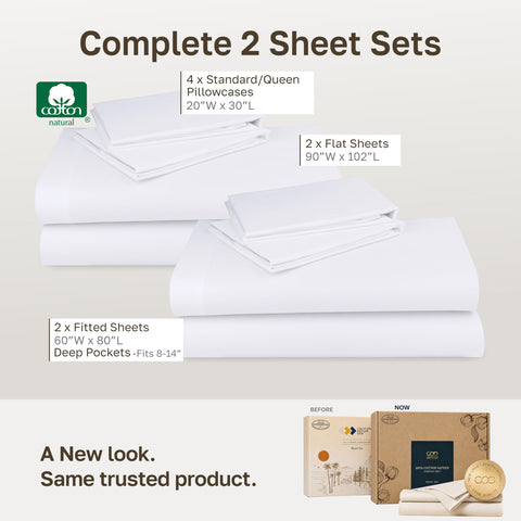 California Design Den fitted sheet deep 14-inch pocket demonstrating secure fit