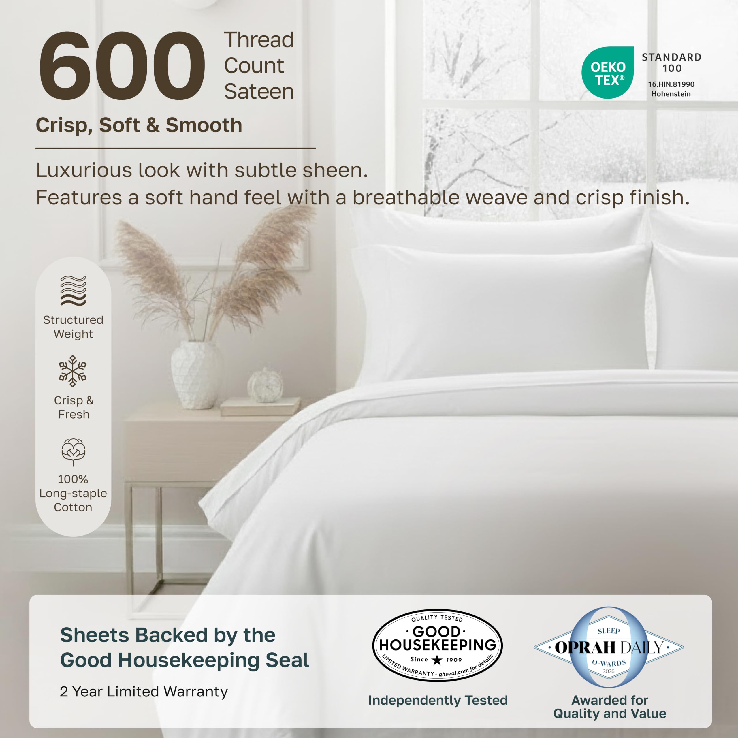 California Design Den fitted sheet deep pocket detail ensuring secure fit on thick mattresses