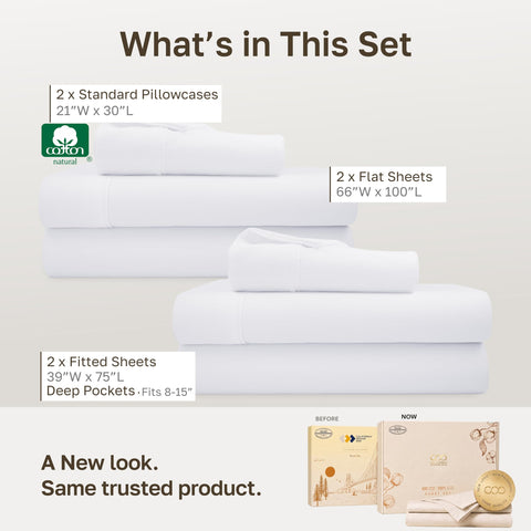 California Design Den fitted sheet deep-pocket detail demonstrating secure mattress fit benefit