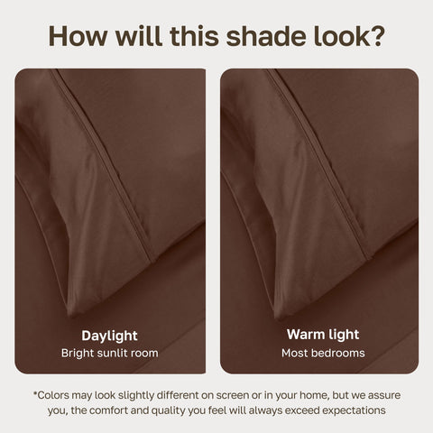 California Design Den flat sheet spread across bed demonstrating generous coverage