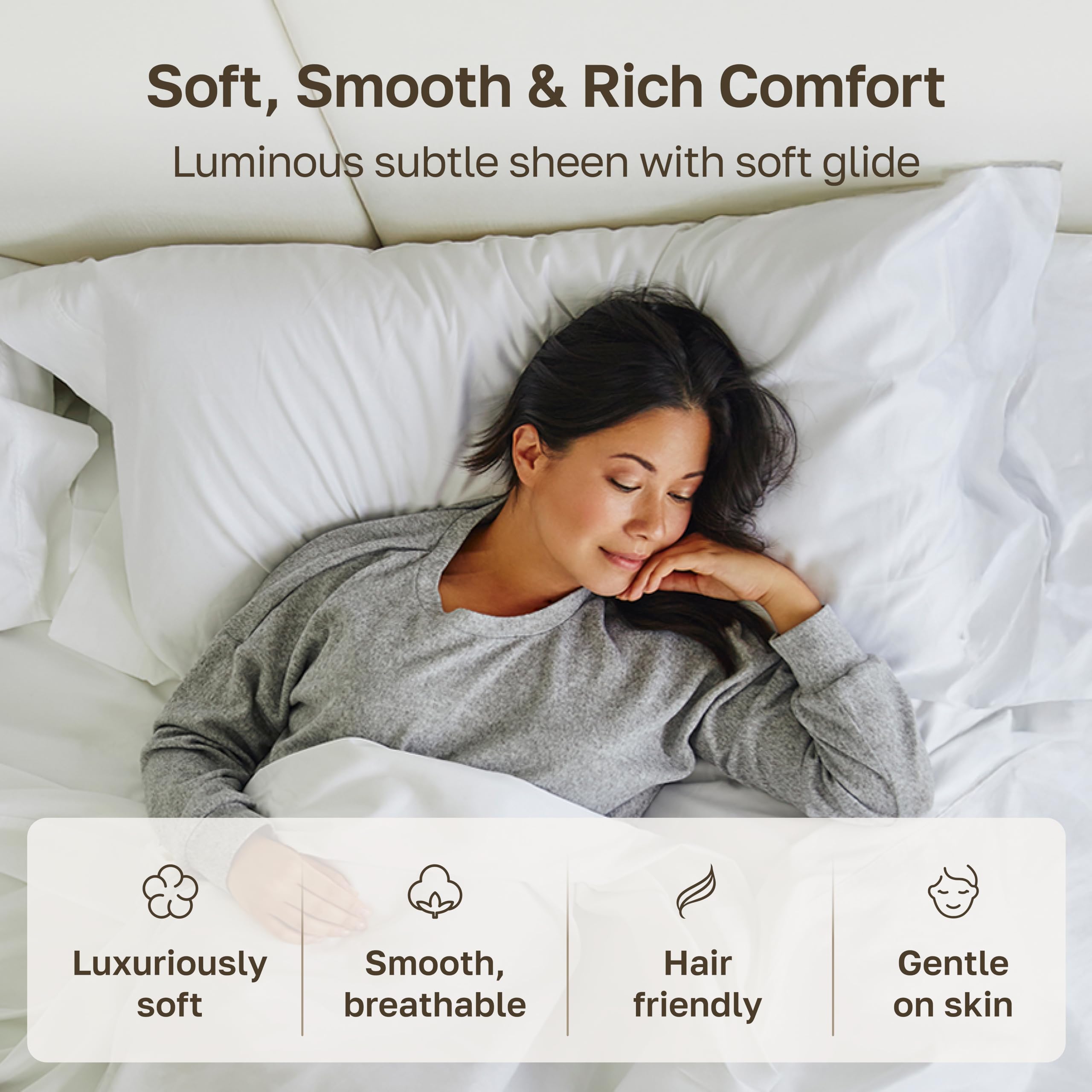 California Design Den folded stack of pillowcases demonstrating neat storage and weight