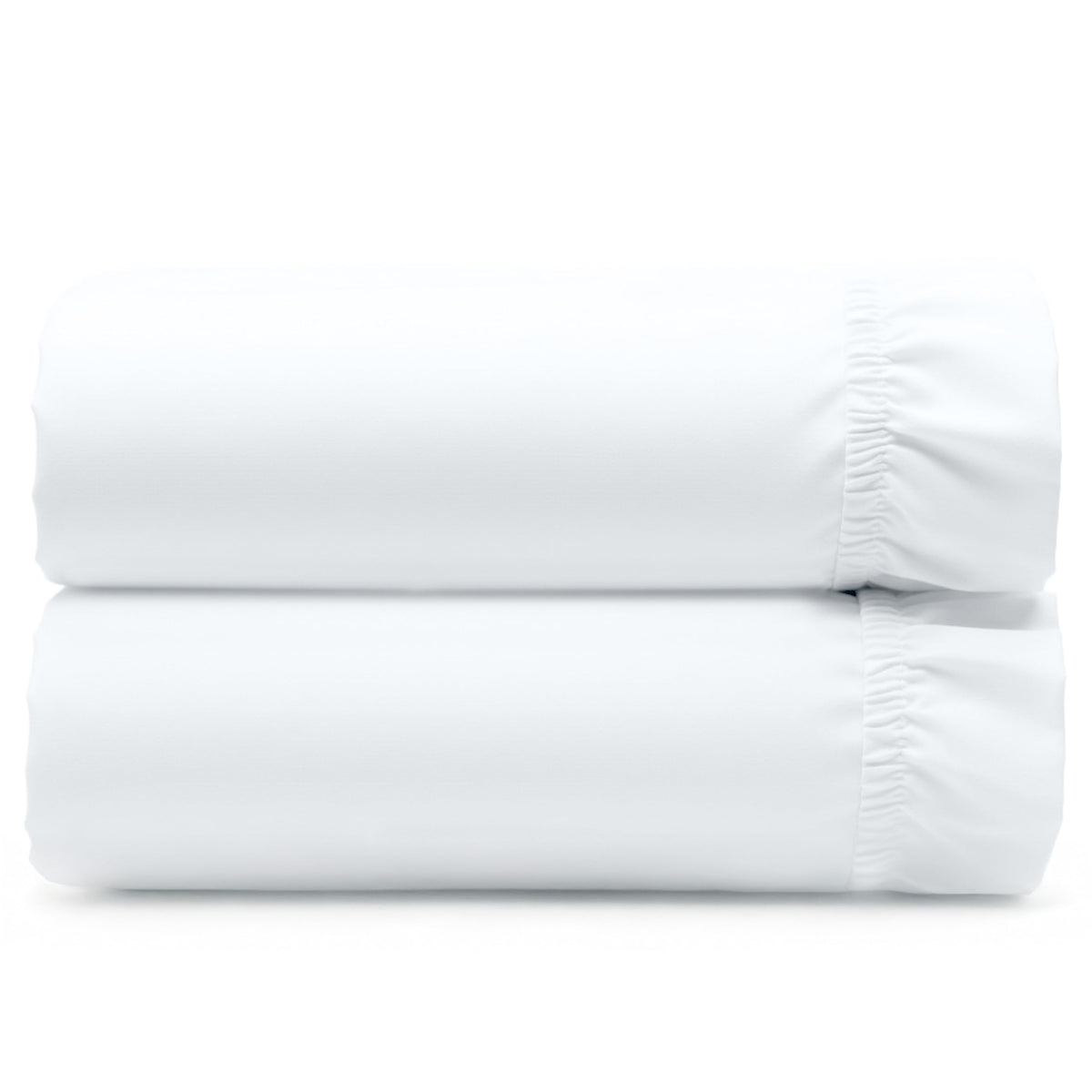 California Design Den front packaging showing two Twin XL fitted sheets and sustainability badge
