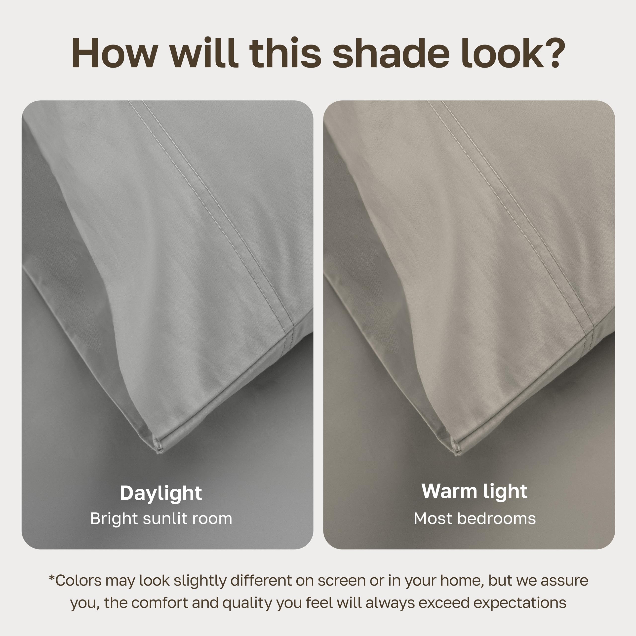 California Design Den pillowcase open-end and tag visible for quick orientation and easy making
