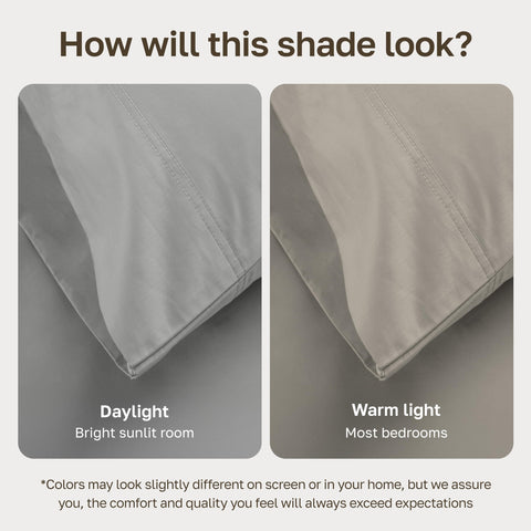 California Design Den pillowcase open-end and tag visible for quick orientation and easy making