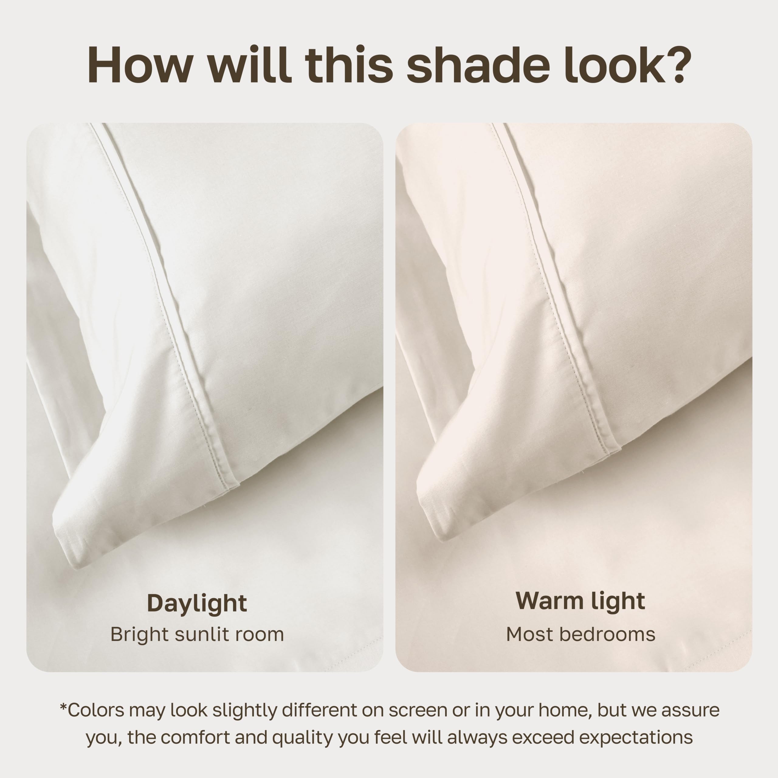 California Design Den king pillowcase open-end close-up showing classic finish
