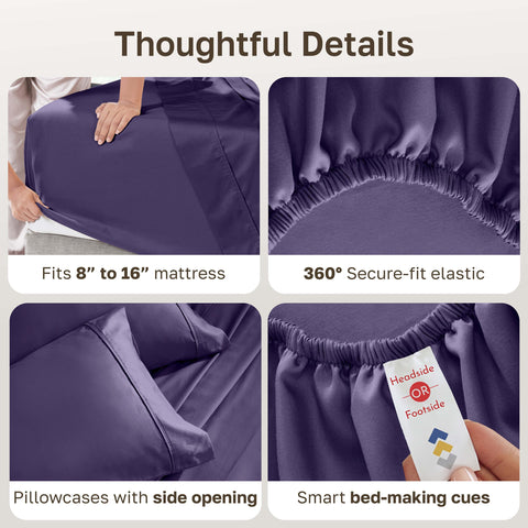 California Design Den pillowcase open-end detail for easy pillow insertion
