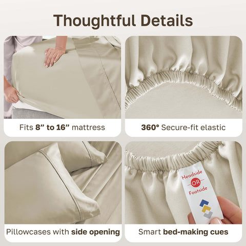 California Design Den pillowcase open-end detail highlighting neat finish and comfort