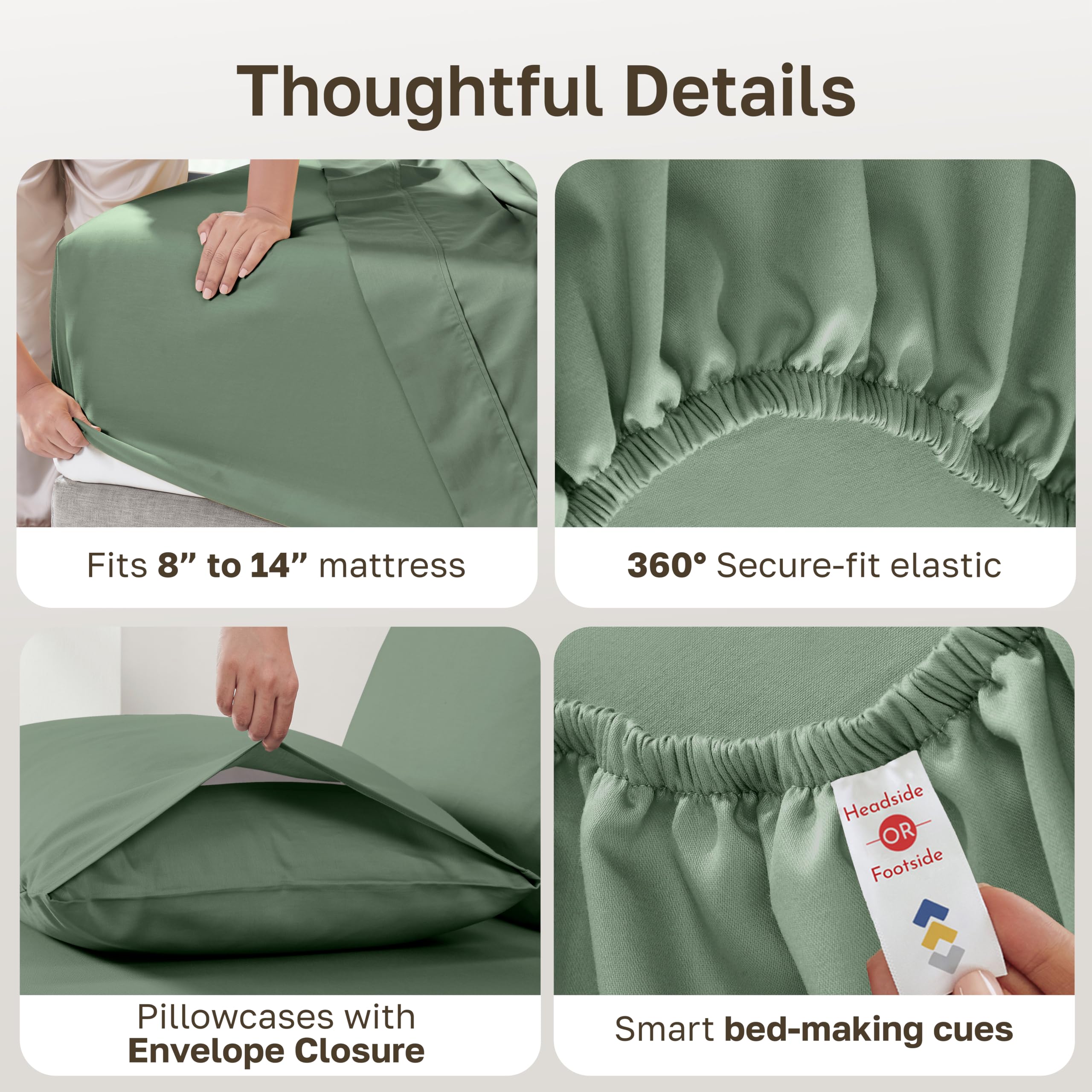California Design Den sheets displayed on king bed for a calm, styled bedroom look