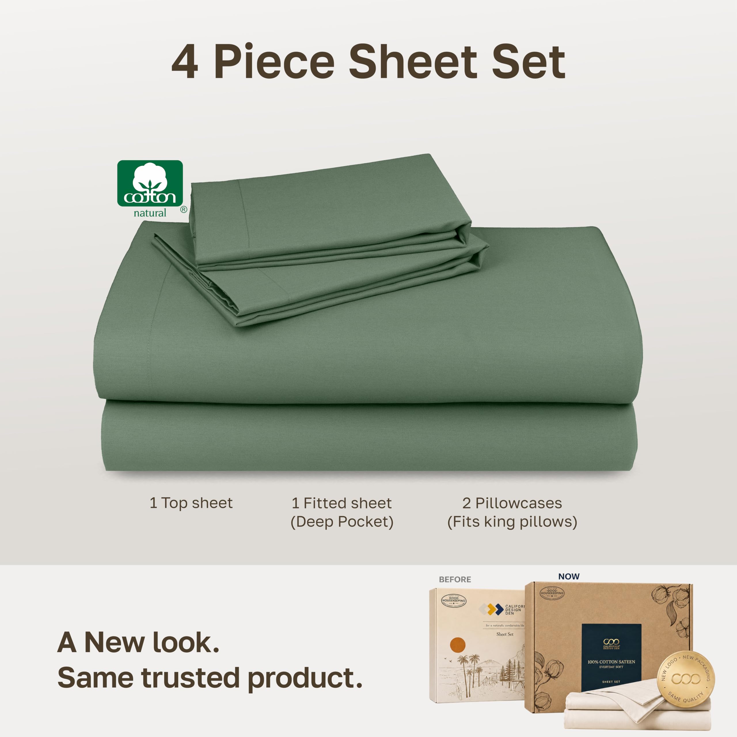 California Design Den fabric close-up highlighting sateen weave and smooth texture