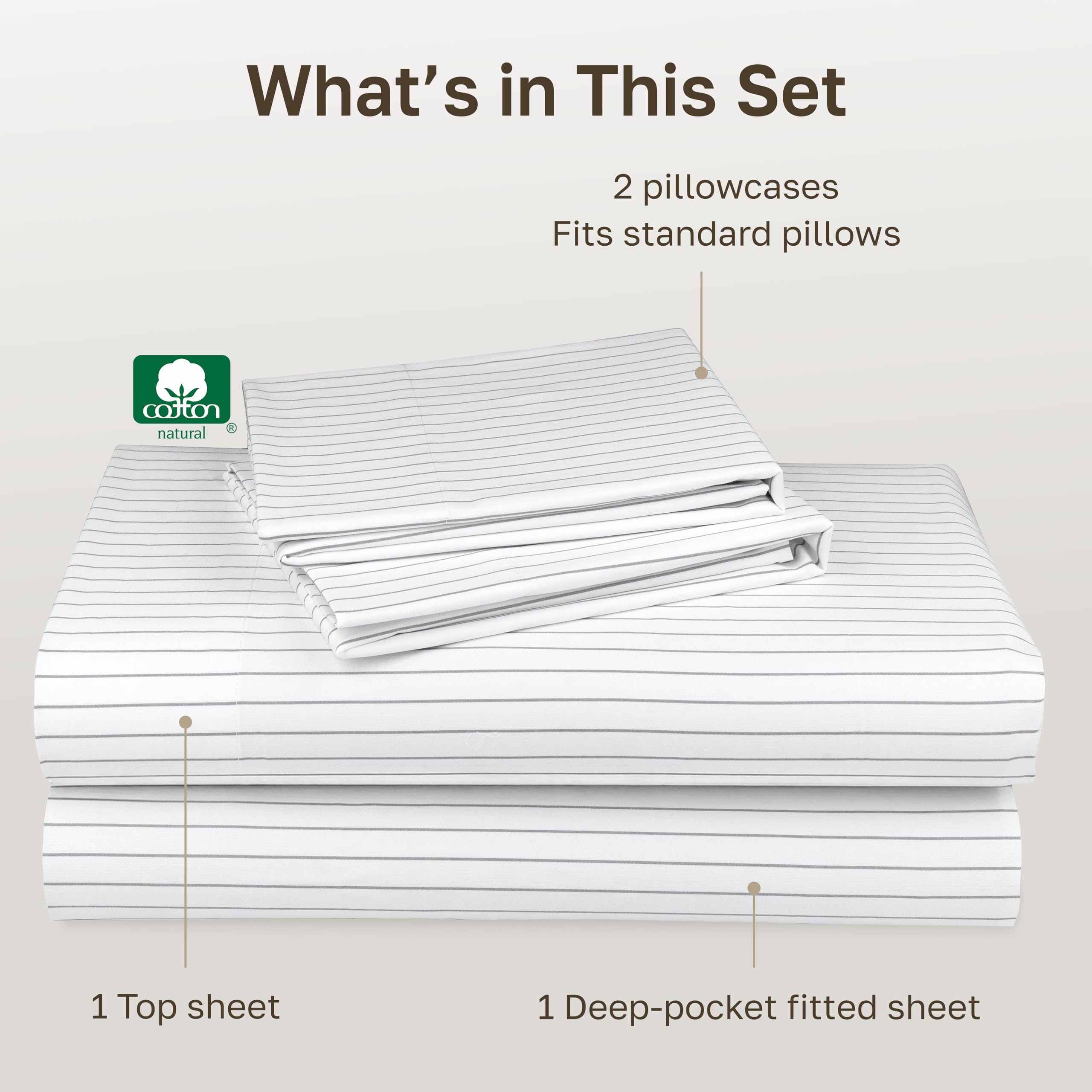 California Design Den pillowcases open-end view showing easy pillow insertion and neat finish