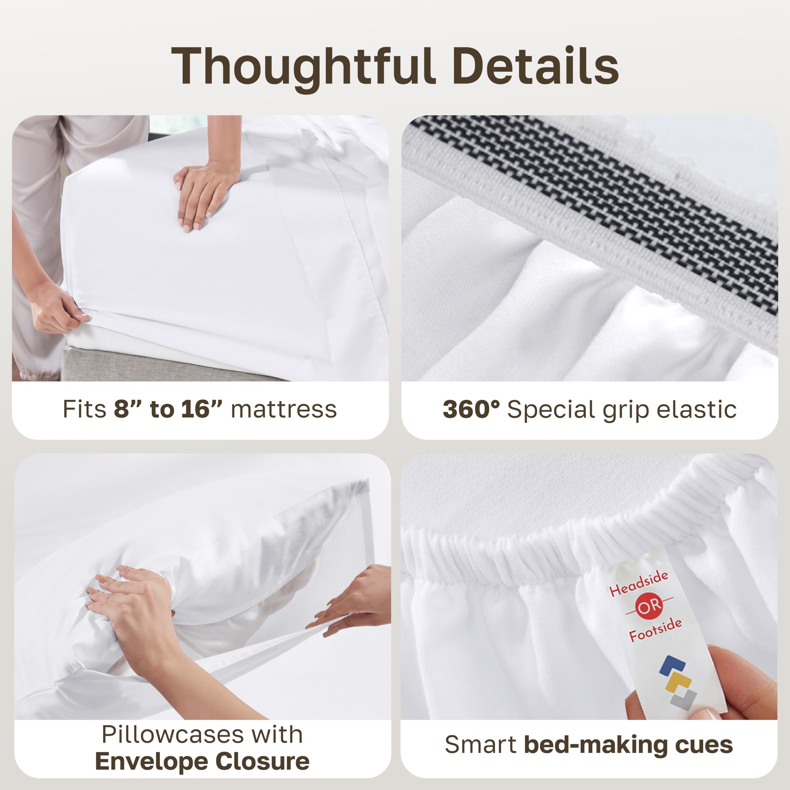 California Design Den sheets on a made bed showing crisp finish and relaxed styling