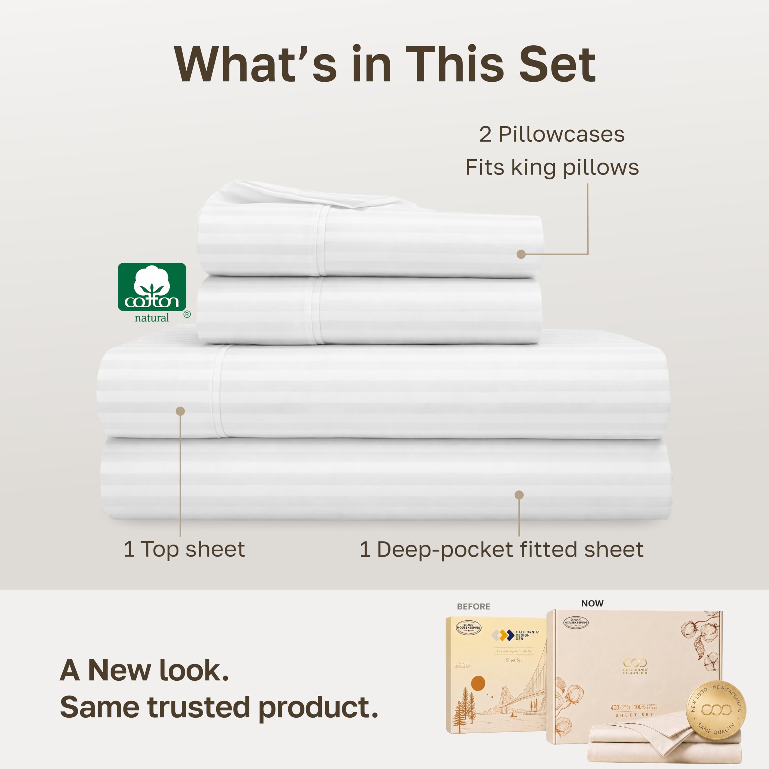 California Design Den sateen texture detail highlighting silky weave and breathable comfort