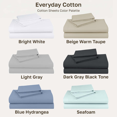 California Design Den queen sheet on mattress showing true size and fit
