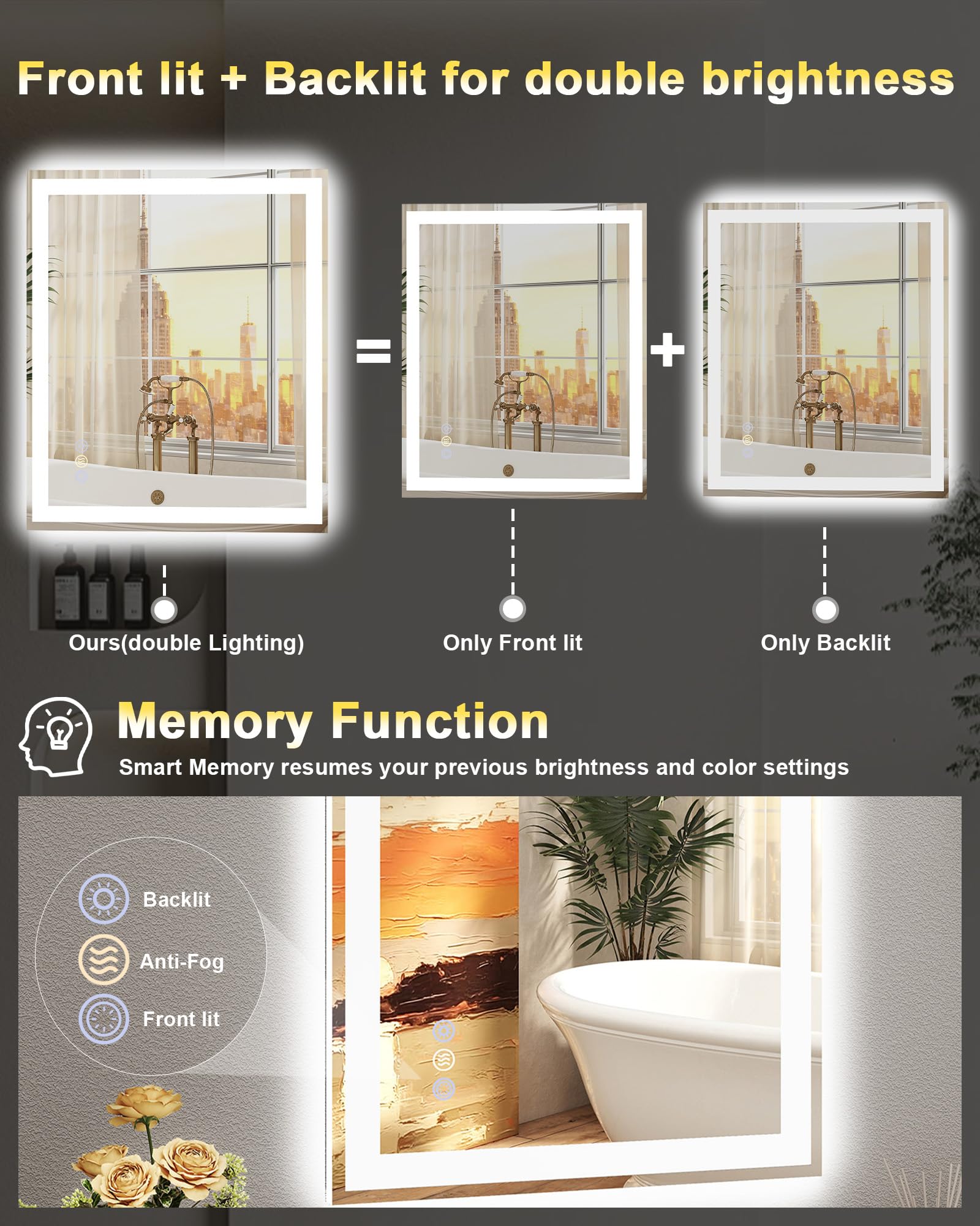 Callsky rear frame with French cleat for secure, easy wall mounting