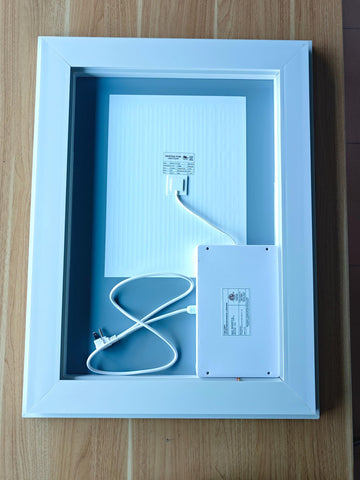 Callsky anti-fog heater detail demonstrating clear reflection after showers