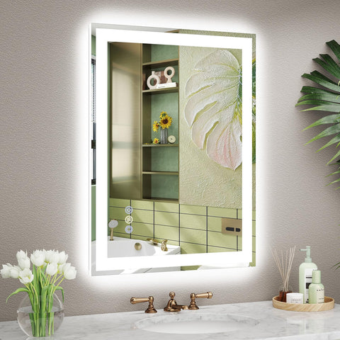 Callsky front view showing illuminated mirror and balanced lighting benefit