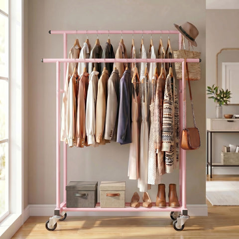 Calmootey rack next to doorway for scale and easy room placement