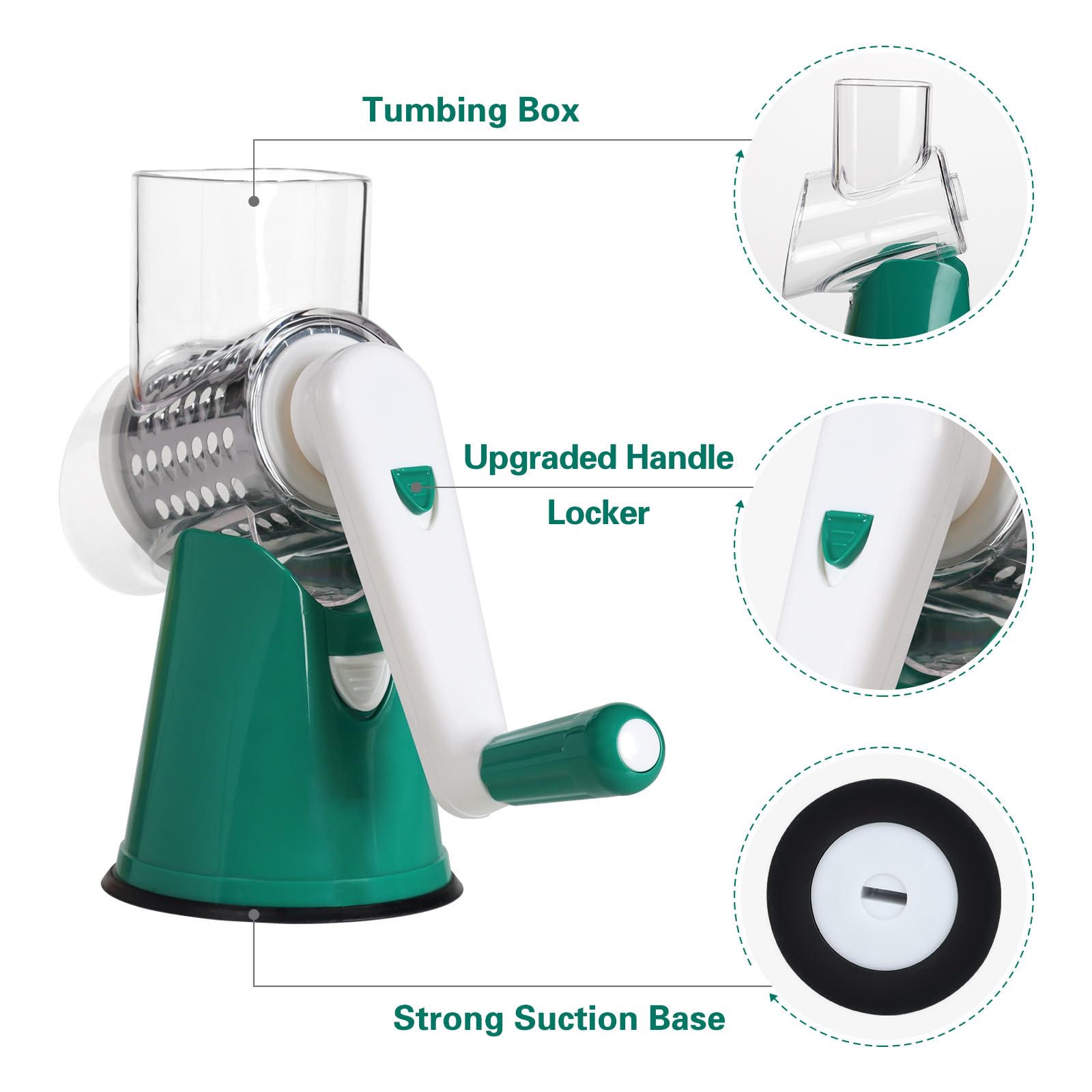 Cambom beside measuring tape showing compact size and space-saving benefit