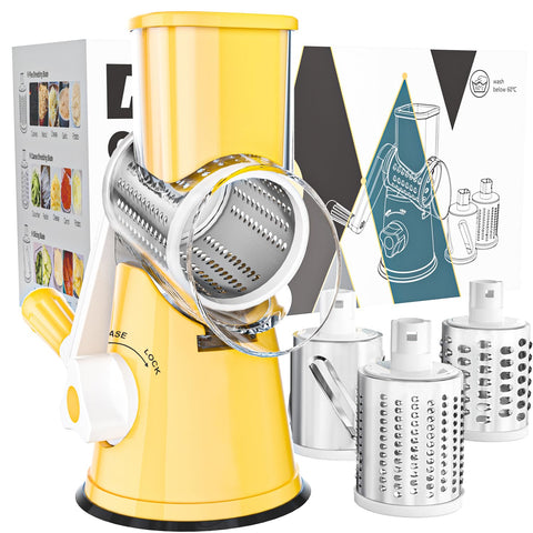 Cambom front view showing compact grater and safe design benefit