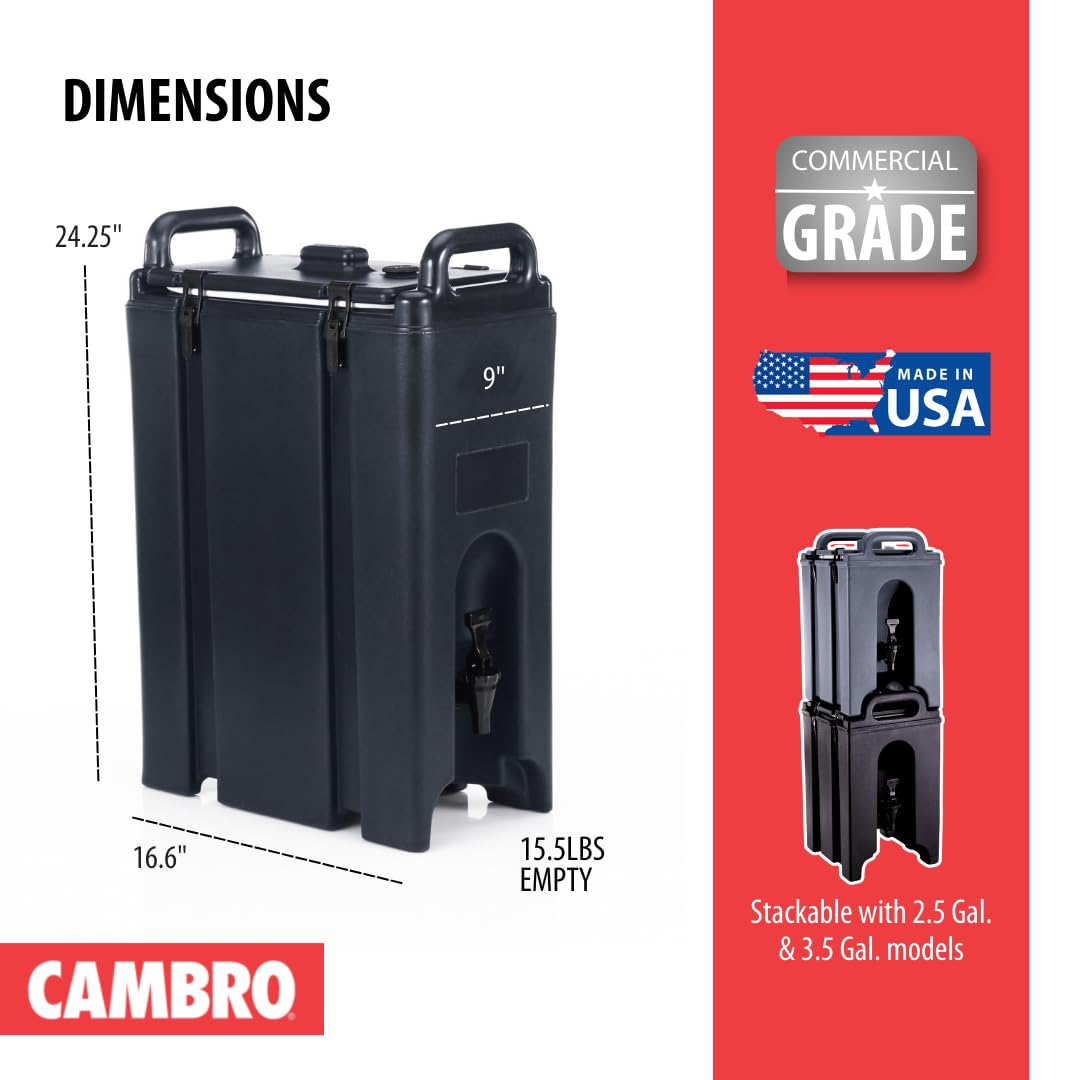 Cambro Camtainer close-up of rust-proof latches for secure transport benefit