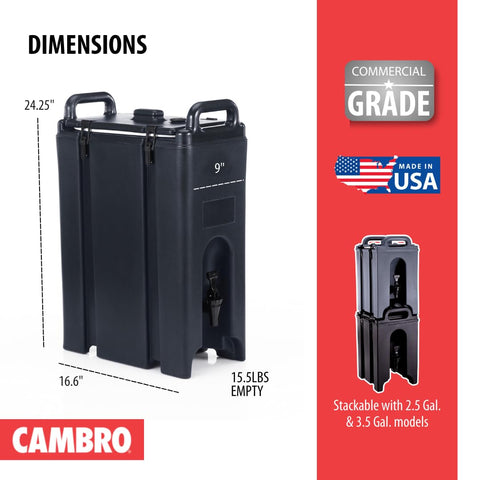 Cambro Camtainer close-up of rust-proof latches for secure transport benefit