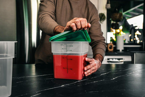 Cambro translucent container body showing content visibility benefit