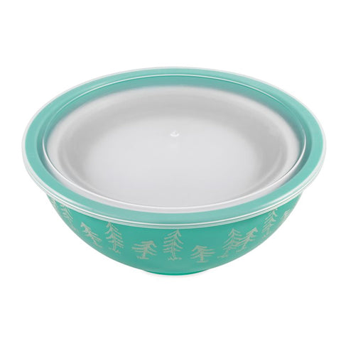 Camco four bowls displayed by size to show capacity options for meal prep
