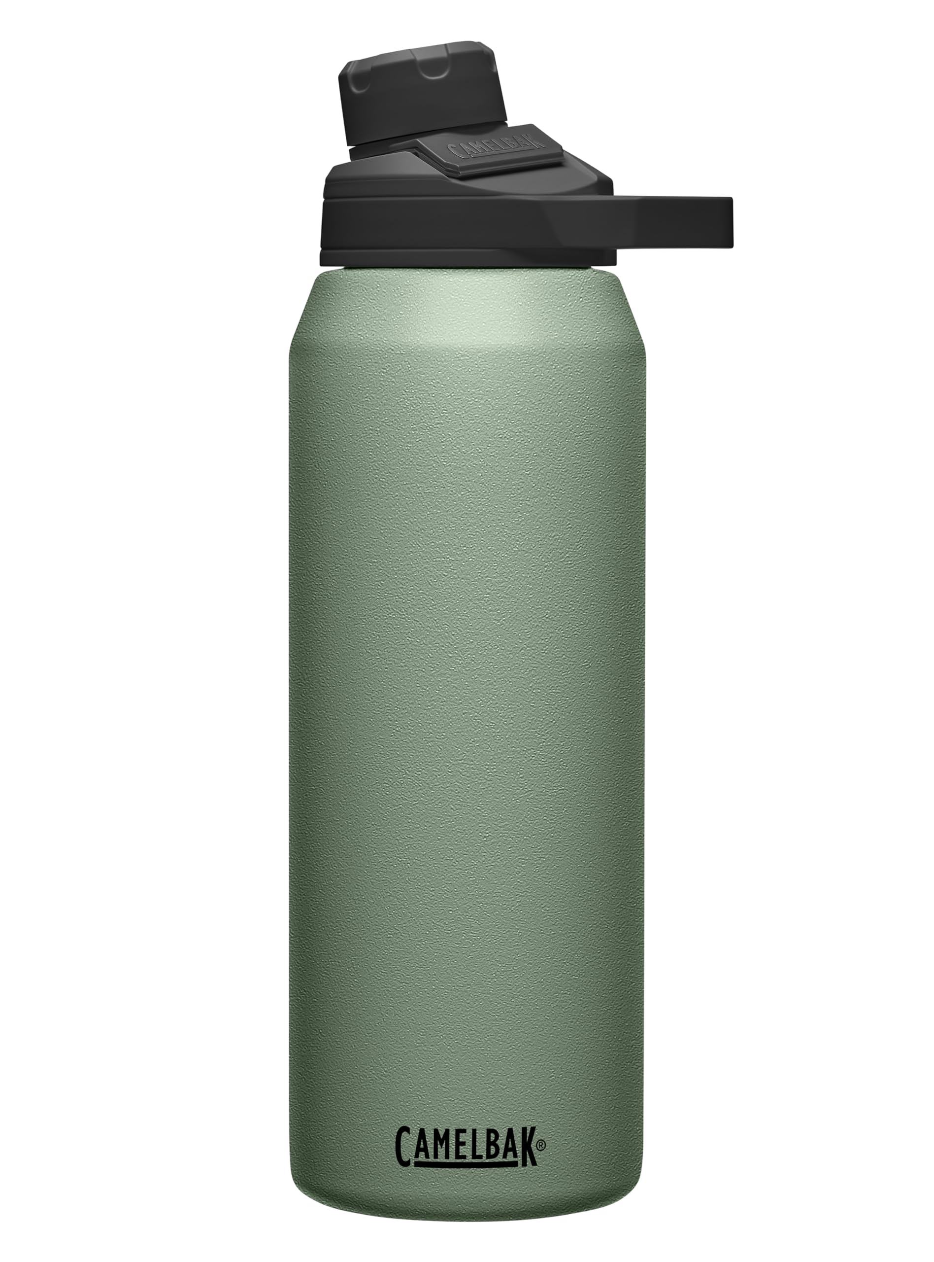 CamelBak Chute Mag front view showing moss finish and durable build for daily use