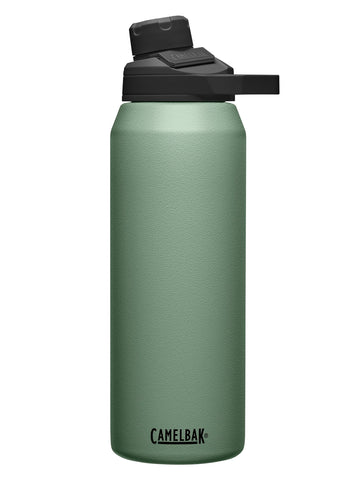 CamelBak Chute Mag front view showing moss finish and durable build for daily use