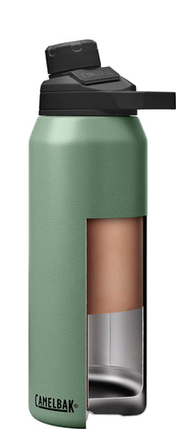CamelBak exterior close-up showing sweat-resistant finish that keeps hands dry