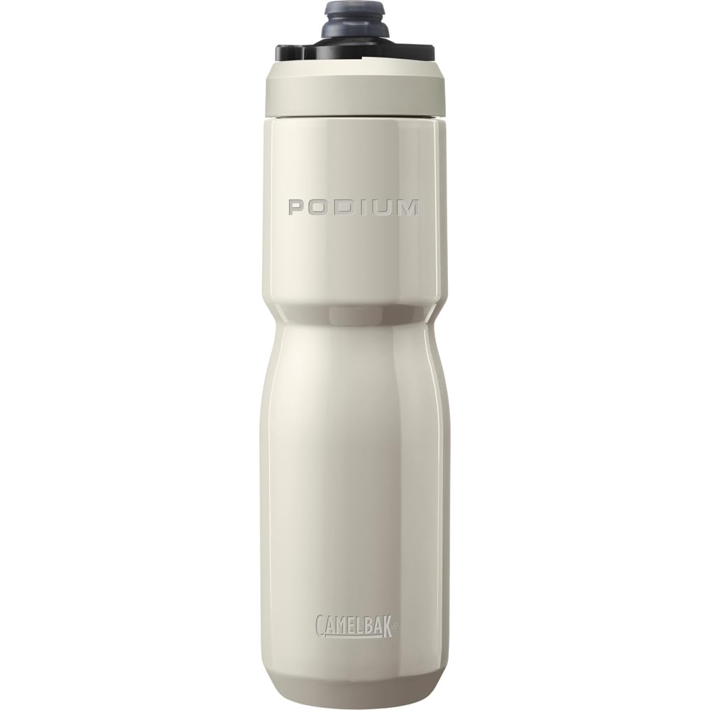 CamelBak Podium Steel front view showing stone finish and durable stainless benefit