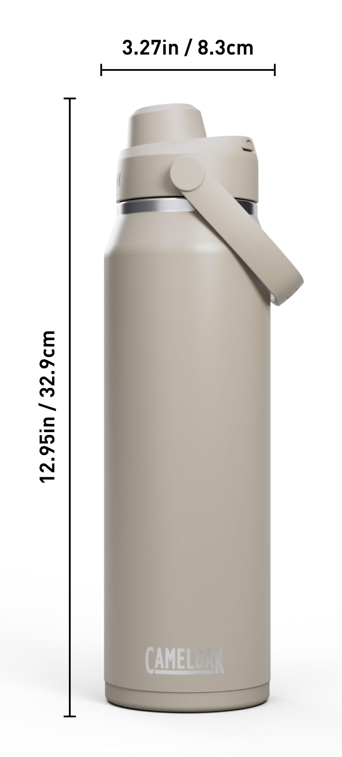 CamelBak Thrive Chug bumper base detail showing protection and improved grip on surfaces
