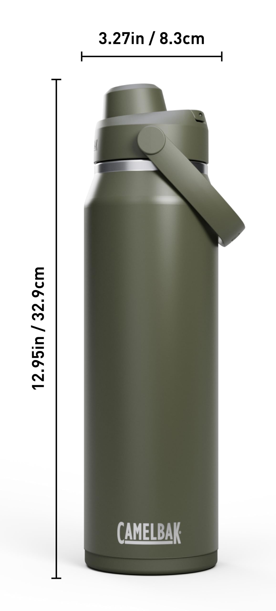 CamelBak Thrive Chug integrated bumper base protecting bottle from impacts benefit