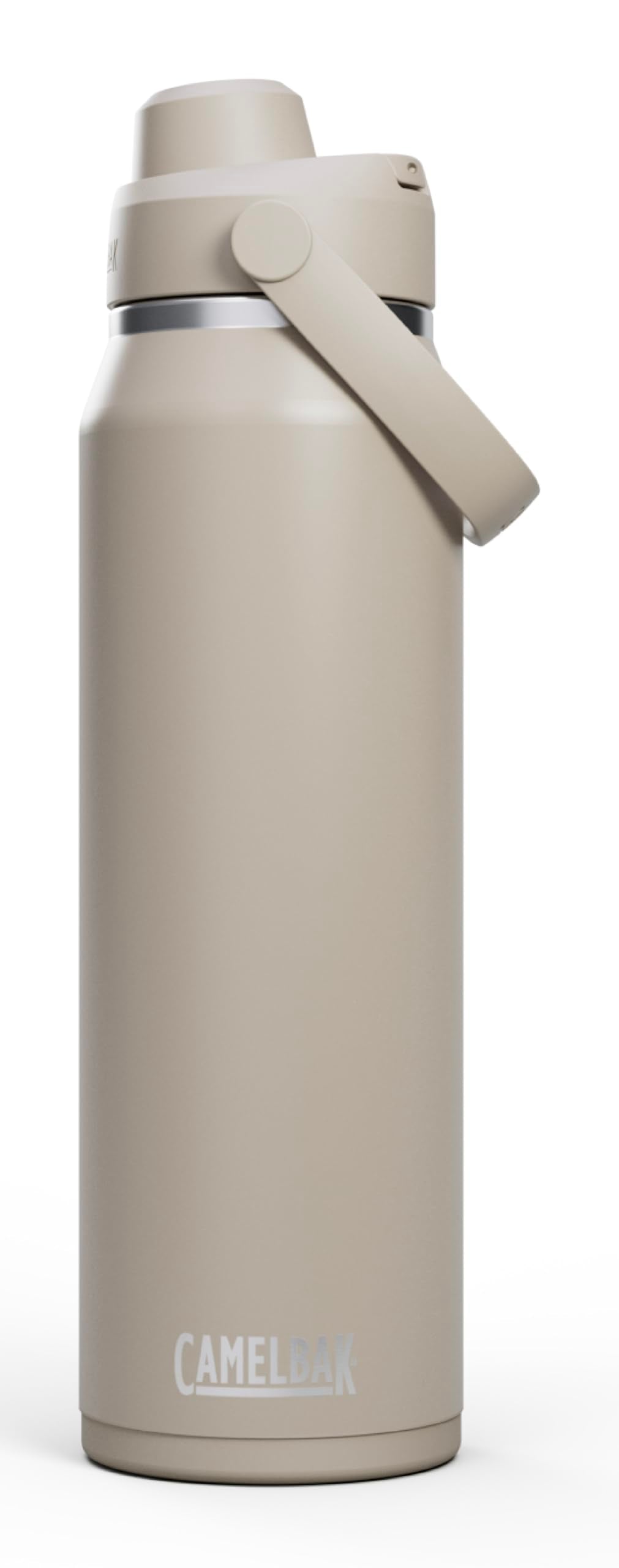 CamelBak Thrive Chug front view showing stone finish and sleek shape for durable hydration