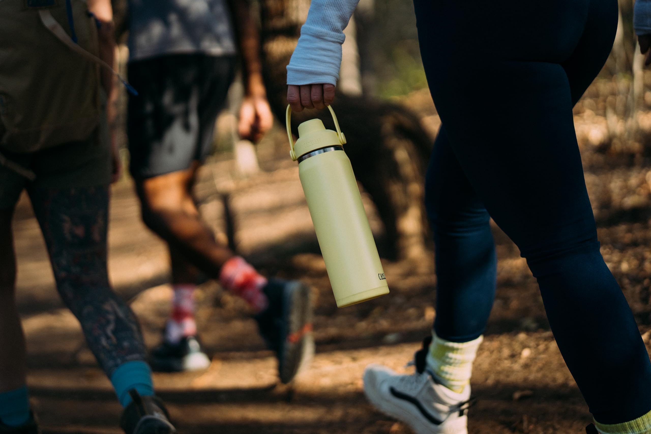 CamelBak Thrive Chug in outdoor setting showing versatile use and fresh color