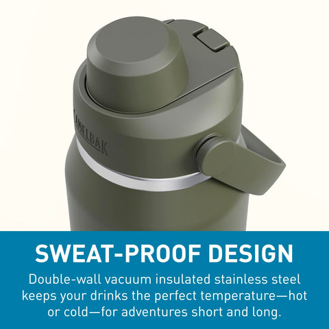 CamelBak Thrive Chug wide mouth with ice for easy filling and cleaning benefit