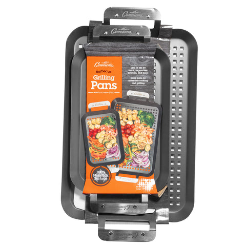 Camerons retail packaging and label highlighting included two-pack features