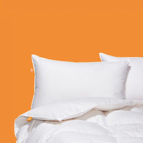 Canadian Down & Feather Co. 233 TC cotton shell texture showing breathable fabric