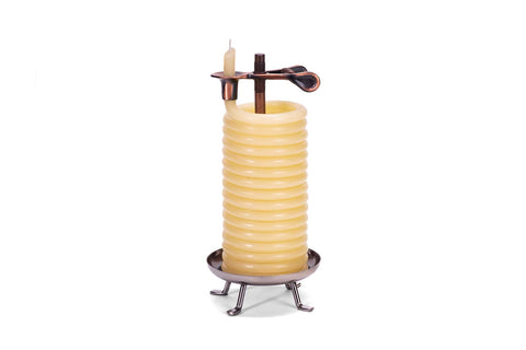 Candle by the Hour front packaging showing natural beeswax and lasting light benefits