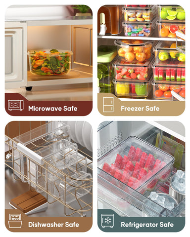 Canfanni labels and pen beside containers — quick content tracking and dating