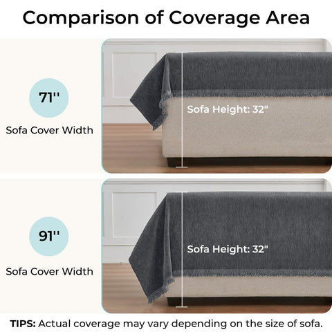 CAPALOCA chaise drape detail demonstrating easy tuck installation