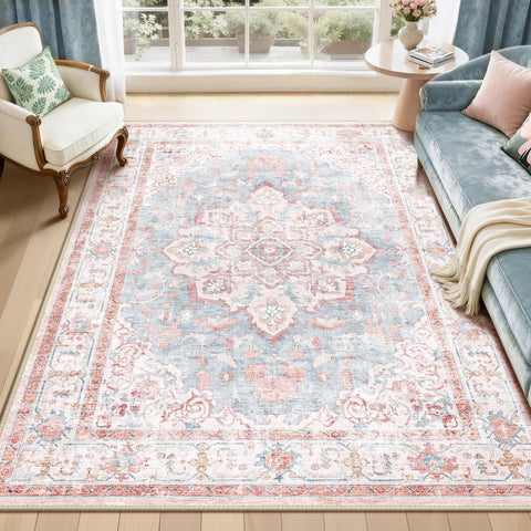 CAPALOCA rug in family playroom showing durable, kid-friendly flooring